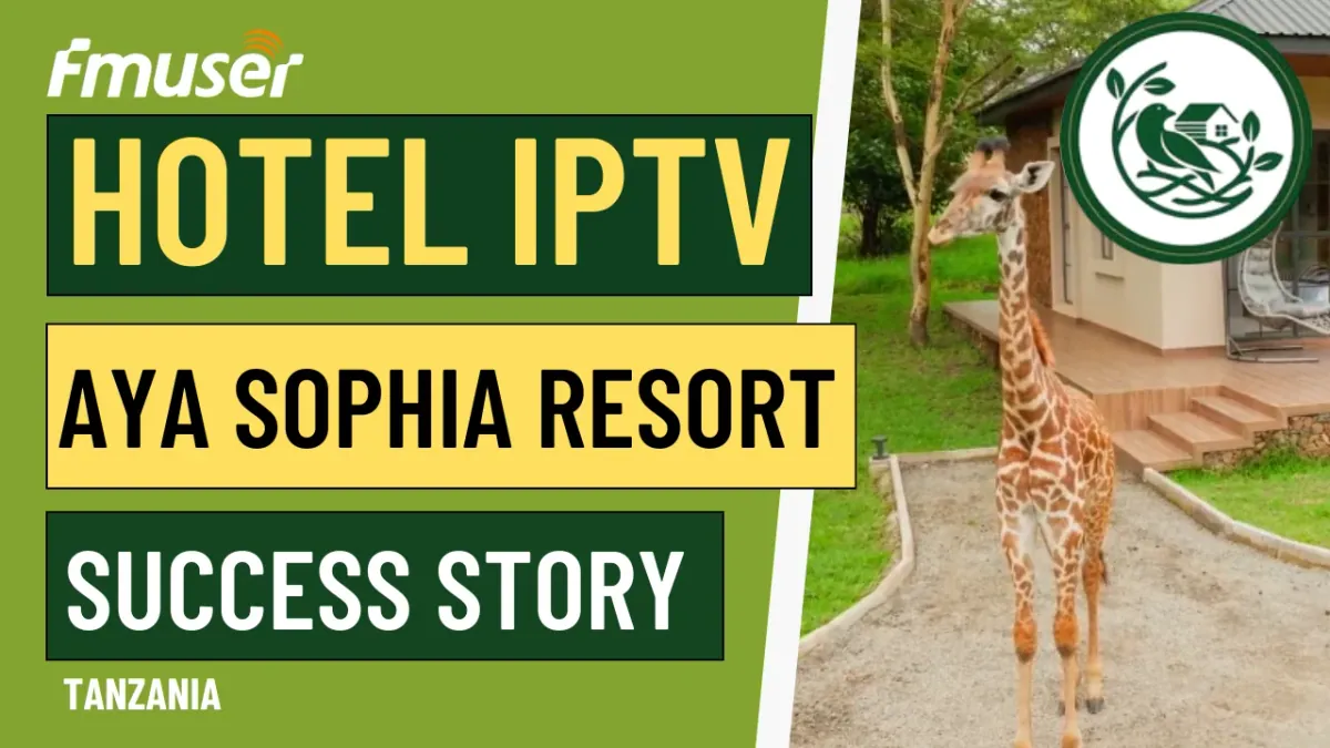 Vantis hotel IPTV welcome screen at Aya Sophia Resort