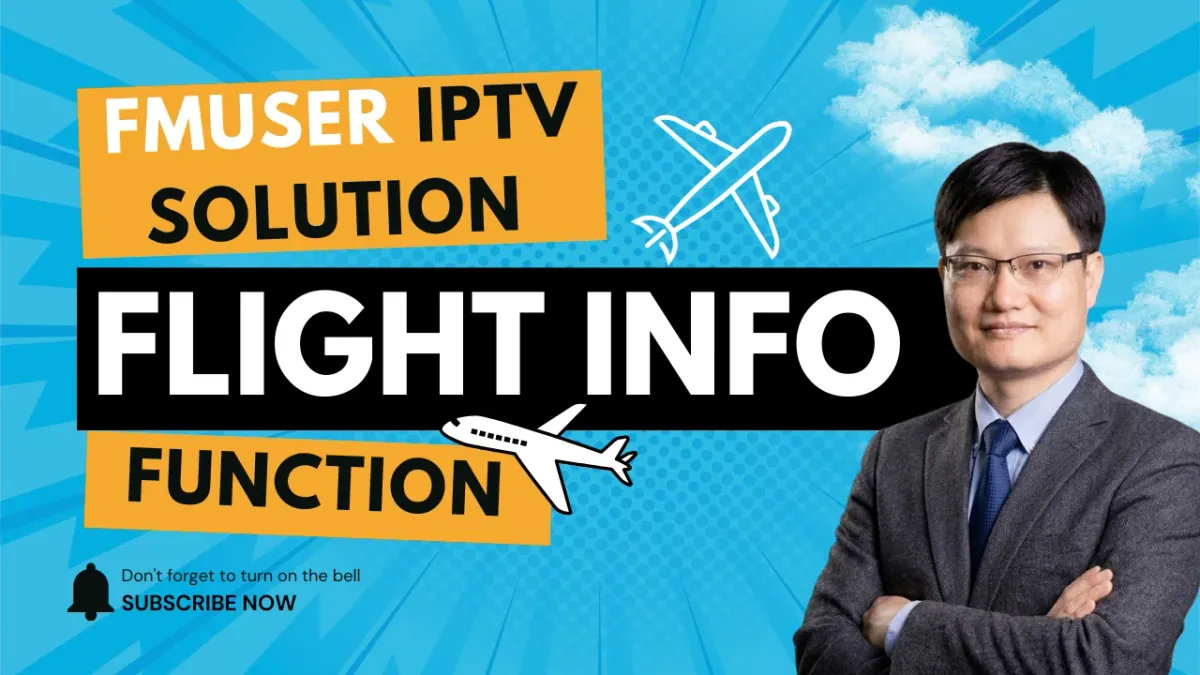 Vantis Hotel IPTV Solution: Flight Info Function Showcase
