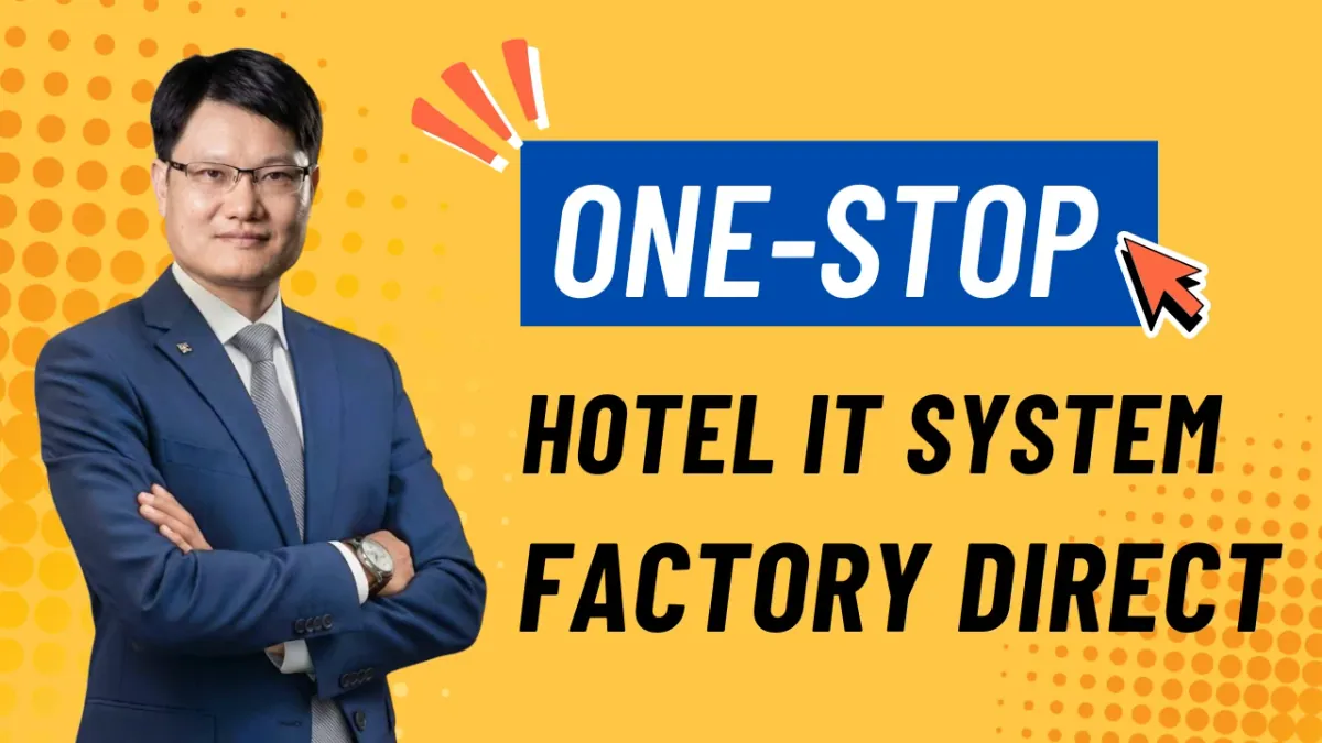One-Stop Hotel Solution: CCTV, Smart Lock, IPTV Server, Rack, UPS & Cable
